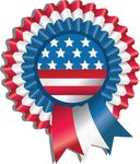 Free Clipart Of A Fourth Of July Award Ribbon