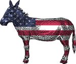 Free Clipart Of A Democratic Donkey