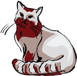 Free Clipart Of A Sitting Cat