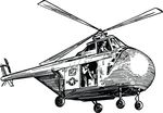 Free Clipart Of A Military Rescue Helicopter
