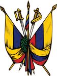 Free Clipart Of A Crest Of Venezuela Flags