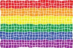 Free Clipart Of A Mosaic Rainbow Flag