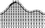 Free Clipart Of A Roller Coaster