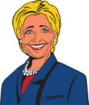 Free Clipart Of Hillary Clinton