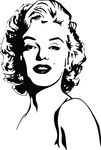 Free Clipart Of A Portrait Of Marilyn Monroe