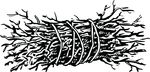 Free Clipart Of A Bundle Of Twigs