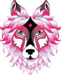 Free Clipart Of A Pink Fox