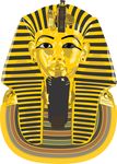 Free Clipart Of An Ancient Egyptian Death Mask For King Tutankhamun