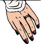 Free Clipart Of A Brides Hands With A Ring