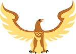 Free Clipart Of A Flying Hawk