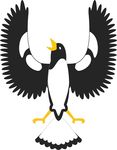Free Clipart Of A Piping Shrike