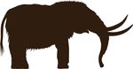 Free Clipart Of A Mammoth Silhouette