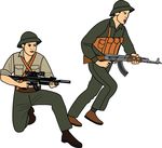 Free Clipart Of Soldiers At War