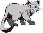 Free Clipart Of A Gray Cat