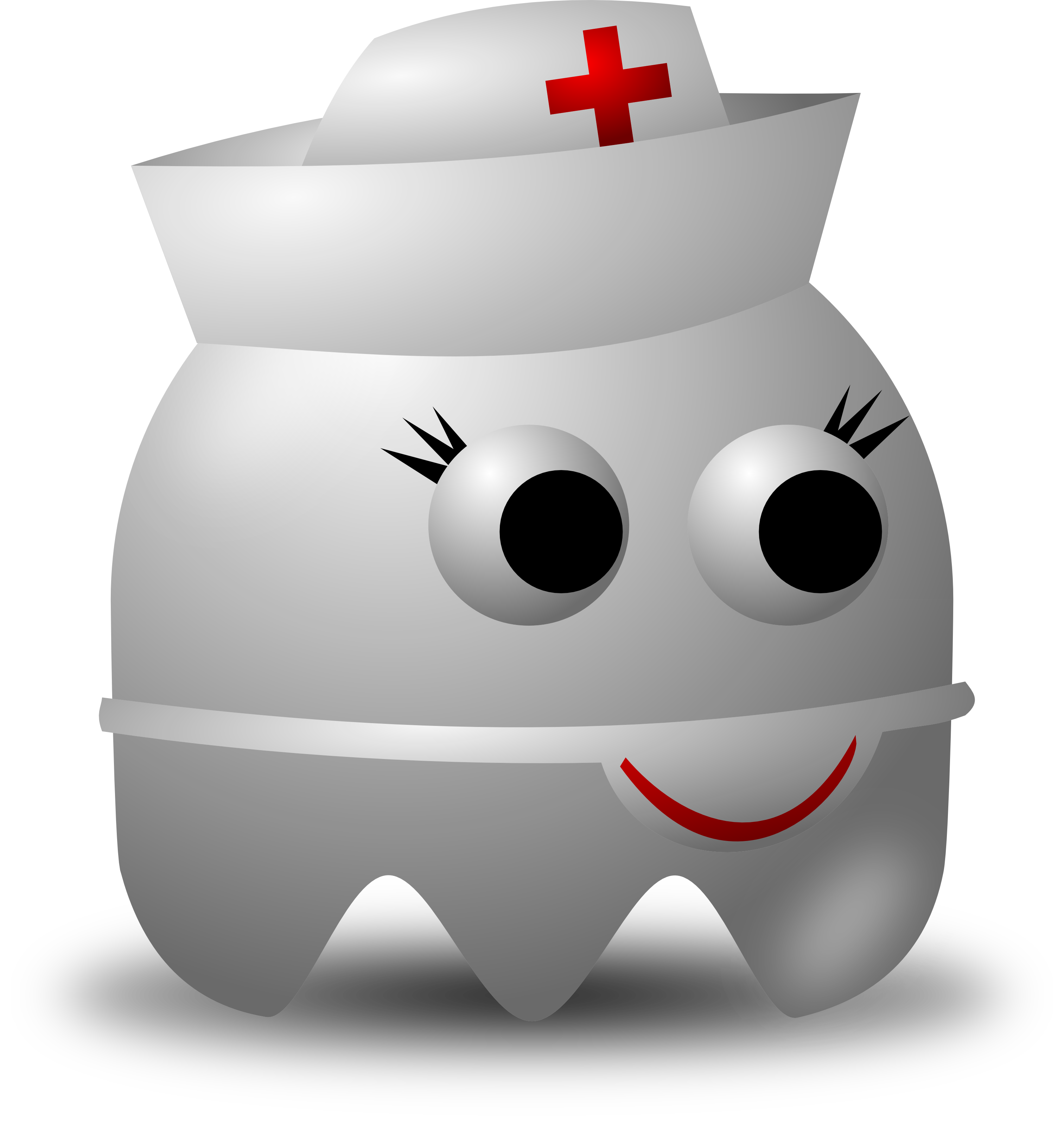 Registered Nurse Avatar Character Wearing A Hat - Free Vector Clipart