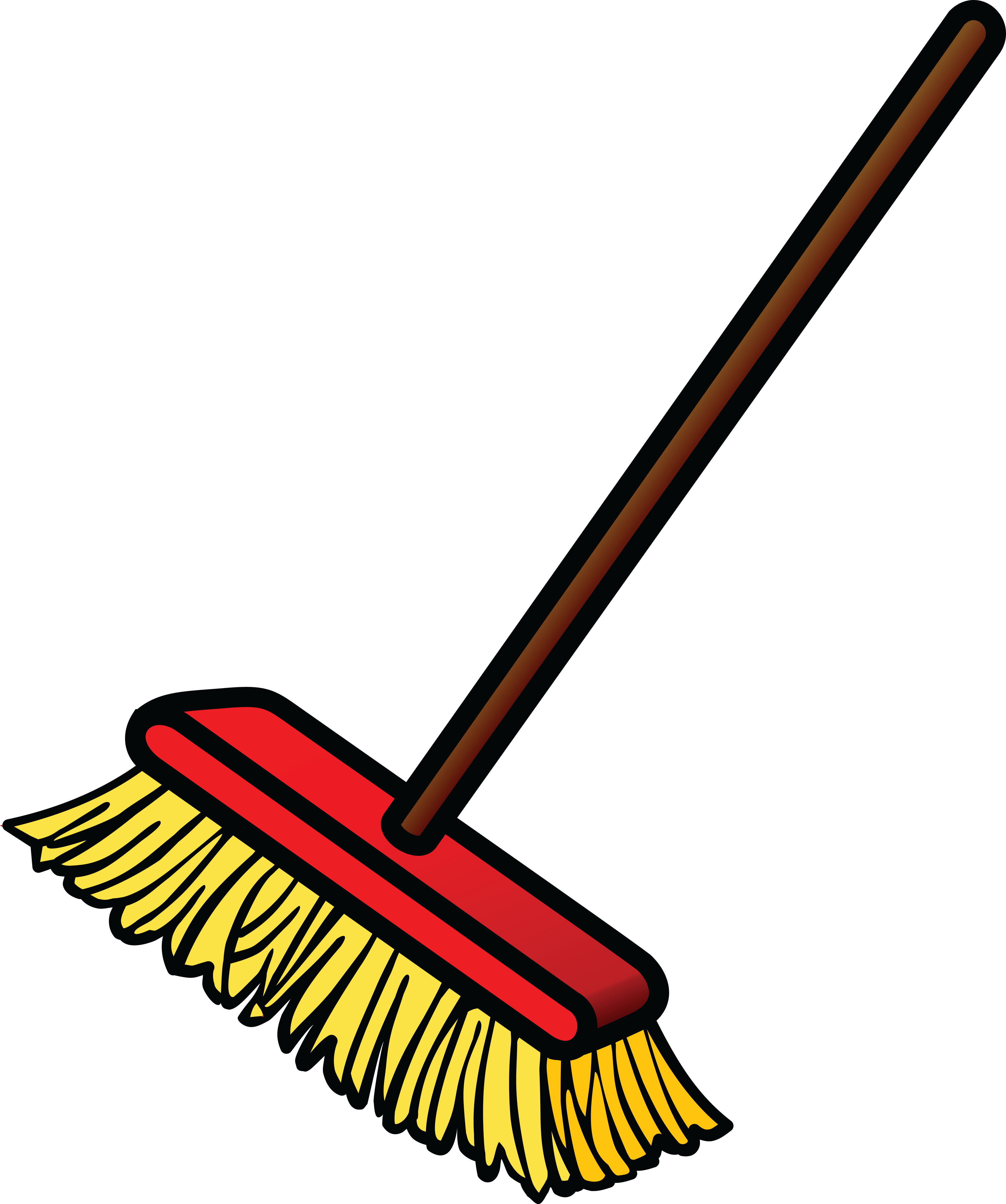 Free Clipart Of A shop broom