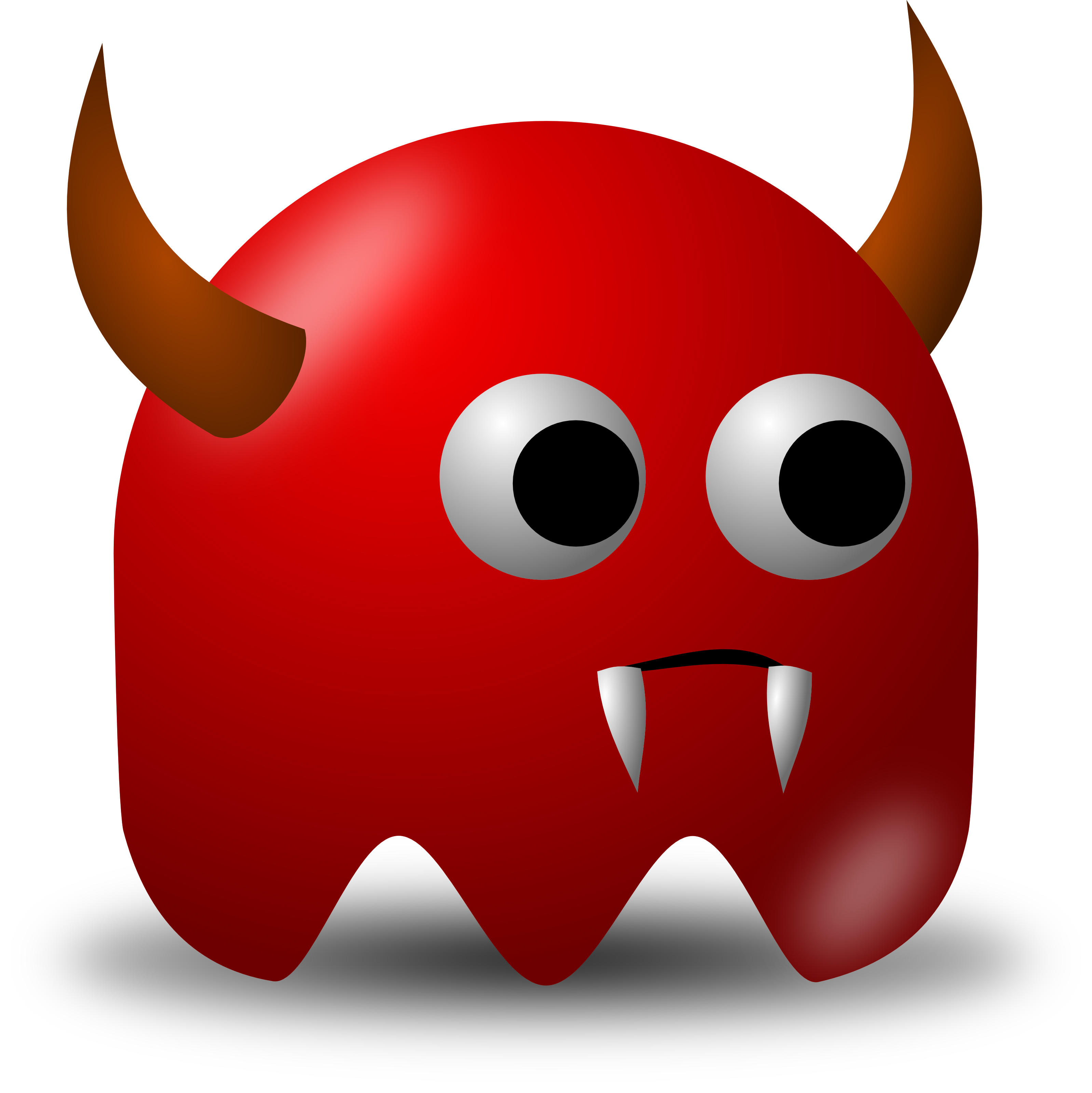 red fangs clipart