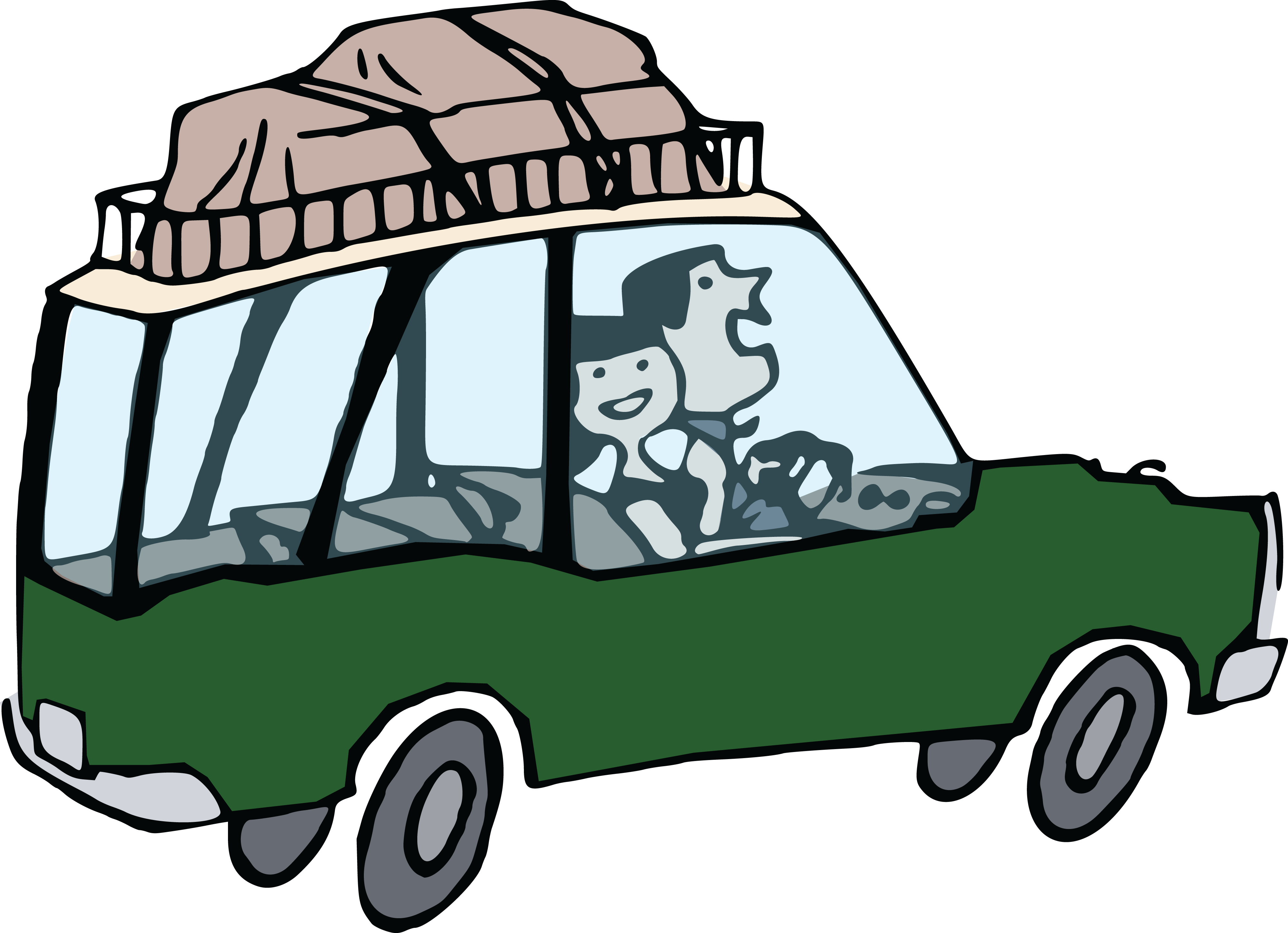 Download Free Clipart Of A couple on a road trip