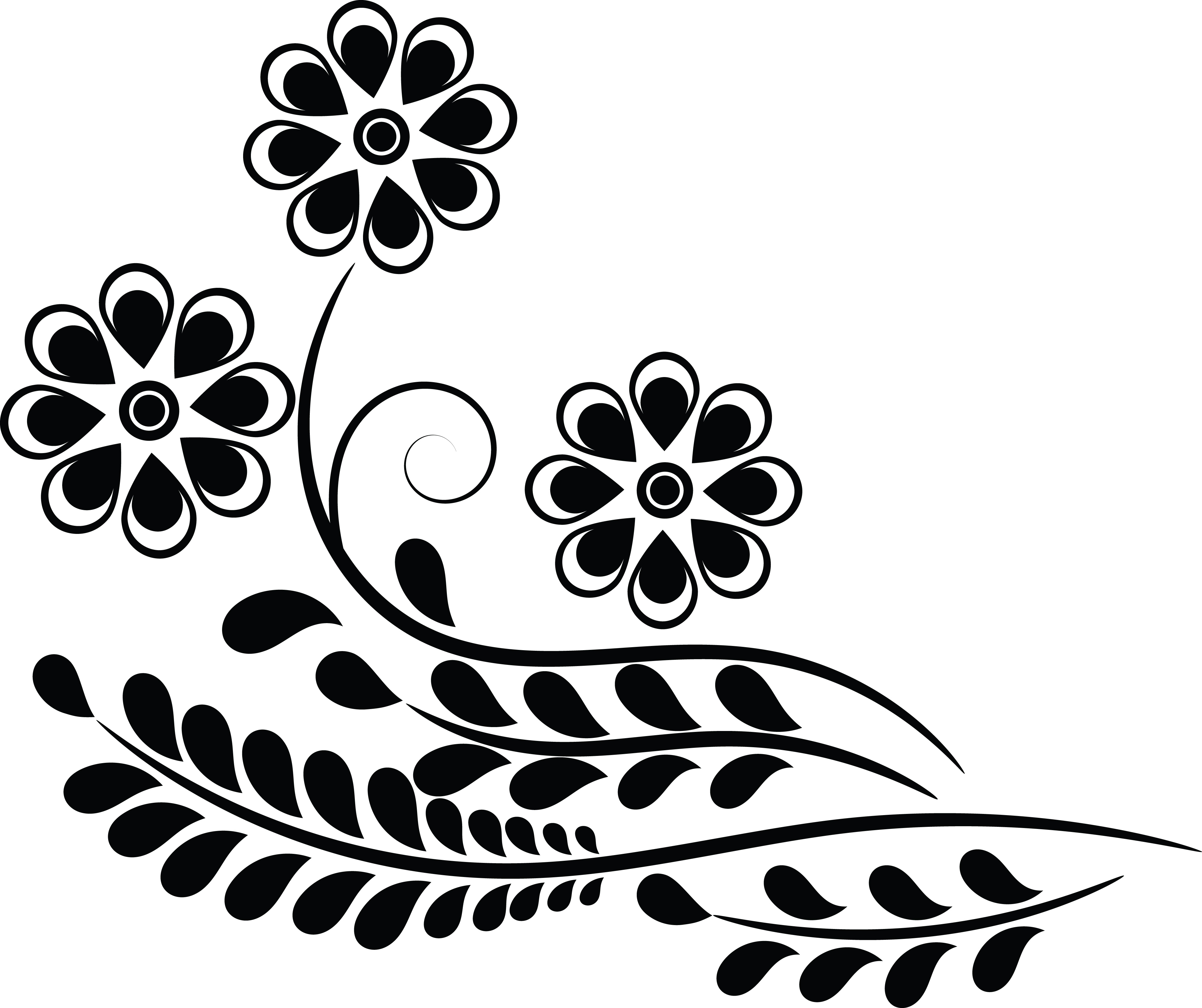 Free Clipart Of A flower design