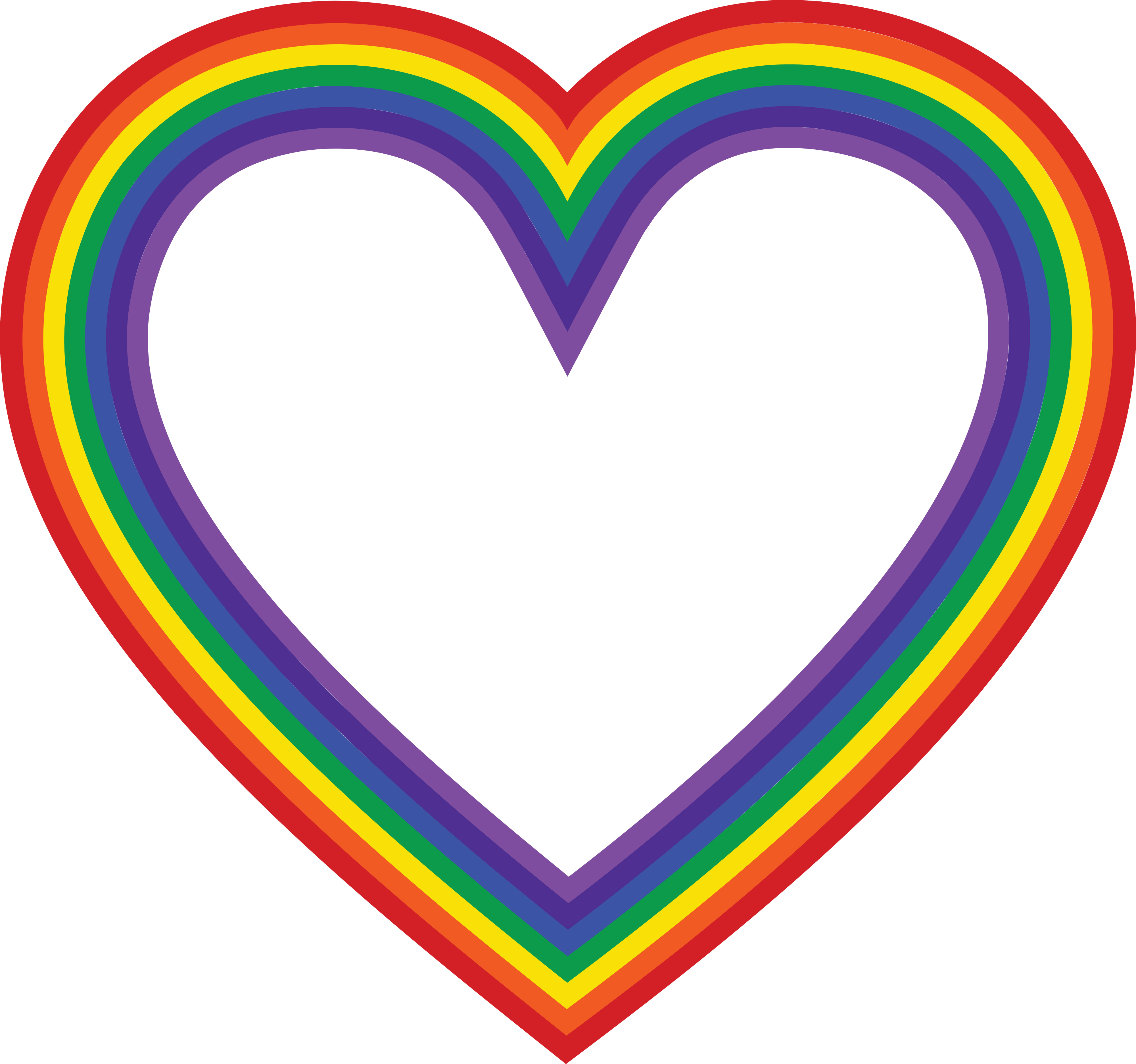 Download Free Clipart Of A Rainbow Heart