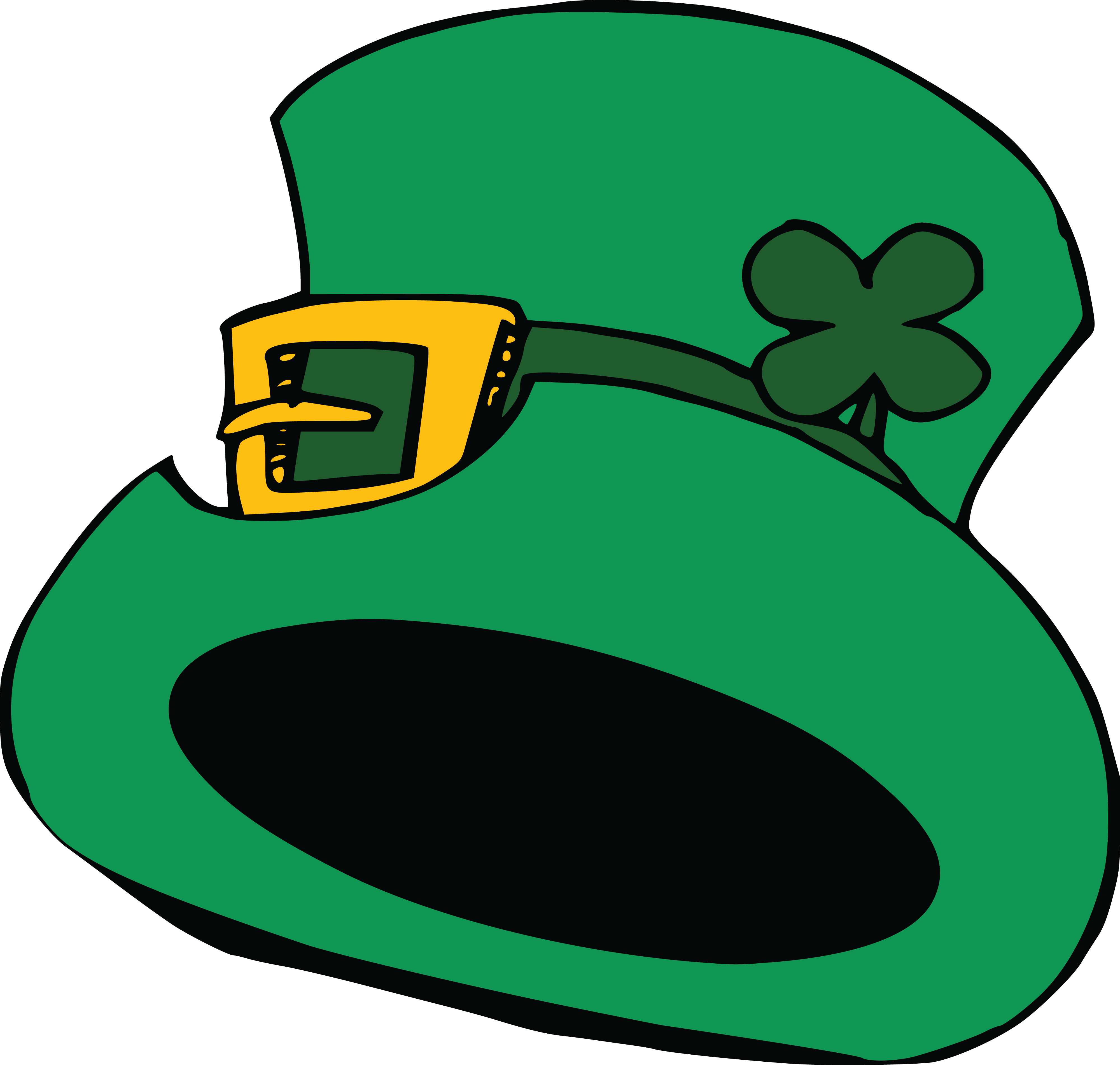 Download Free Clipart Of A St Patricks Day Leprechaun Hat