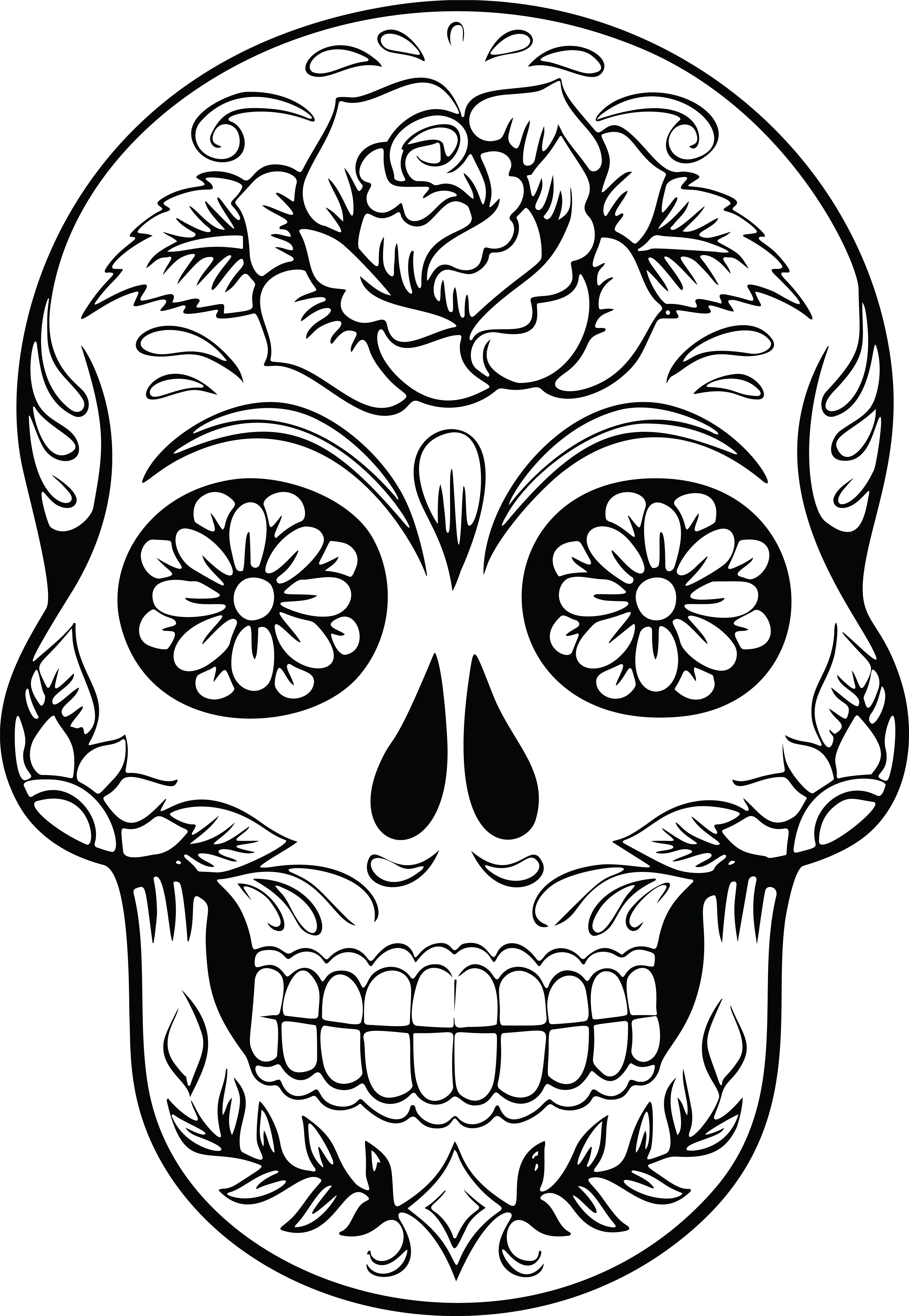 Download Free Clipart Of A Sugar Skull