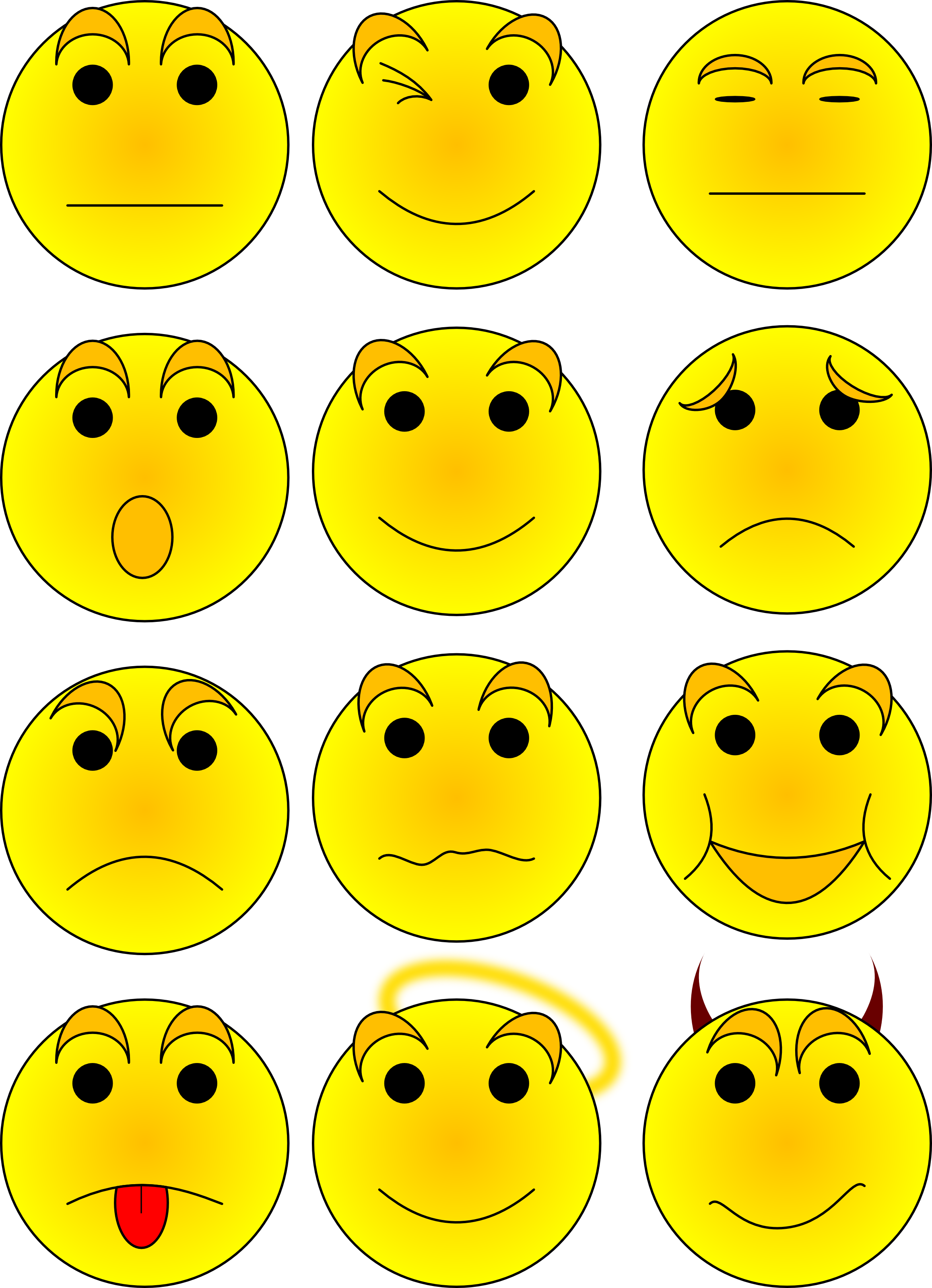 clip art facial expressions pictures - photo #23
