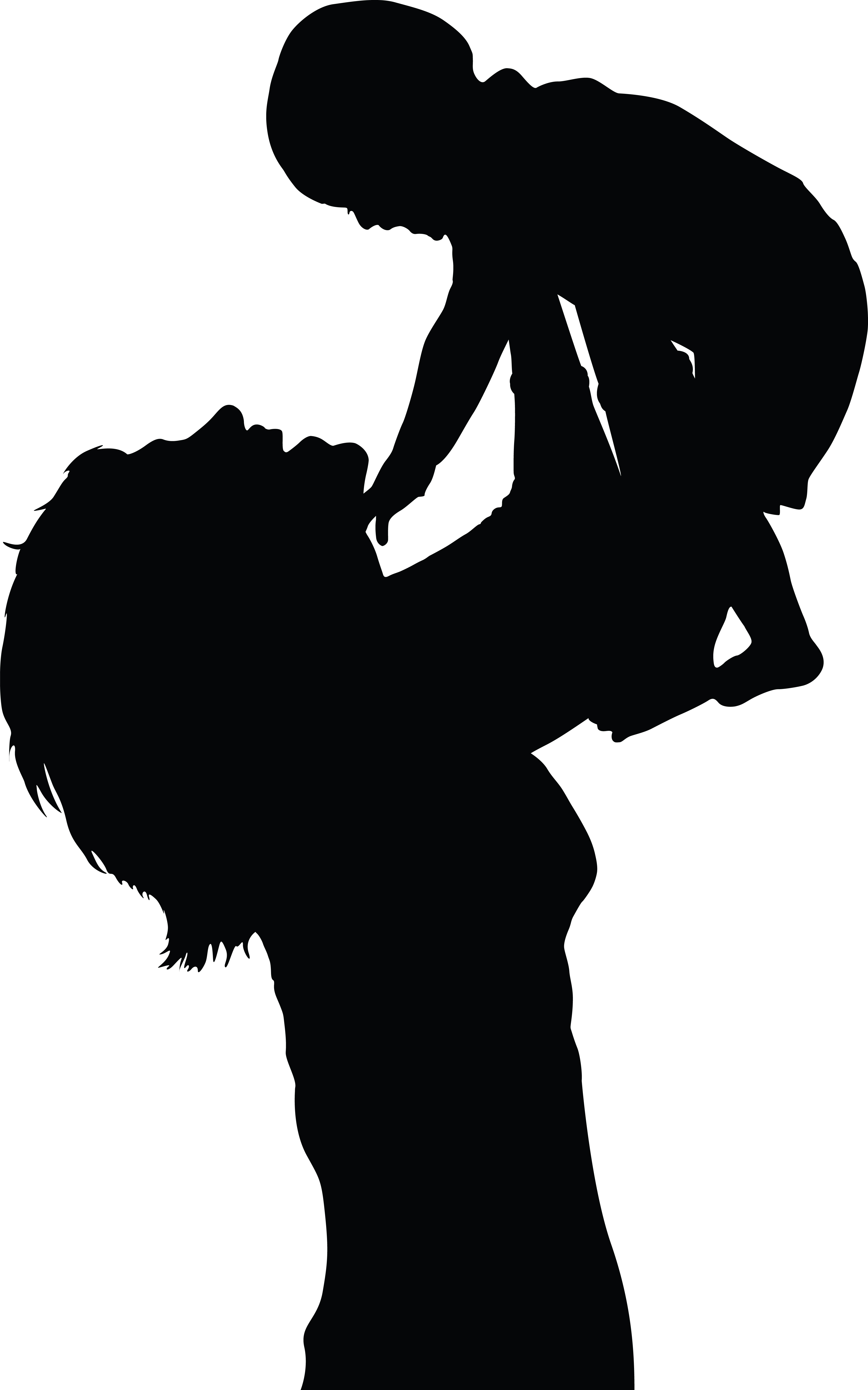 Download Free Clipart Of A Silhouetted Mom Lifting Up Her Baby