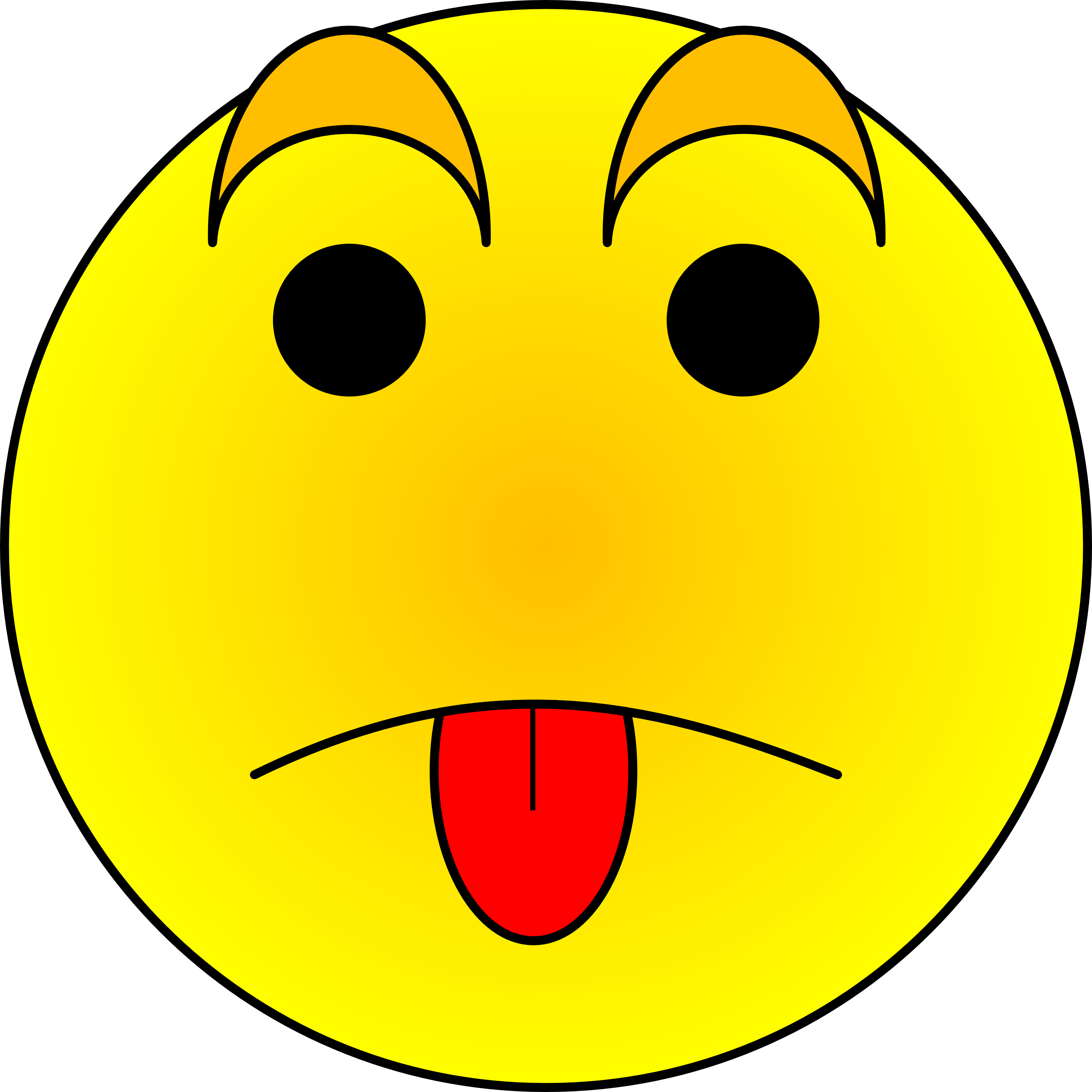 Scared Emoticon PNG Clip Art - Best WEB Clipart