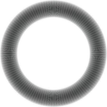 Free Clipart Of A Round Frame Made of Lines
