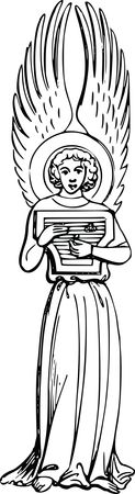 Free Clipart Of A Female angel