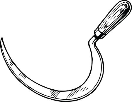 Free Clipart Of A sickle