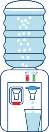 Free Clipart of a Water Cooler