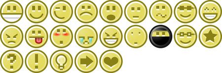 Free Vector Series Of Forum Smileys and Icons