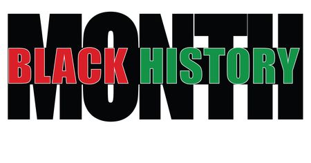 Free Clipart Of A Black History Month Design