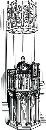 Free Clipart Of A pulpit