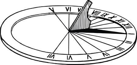Free Clipart Of A Sun Dial