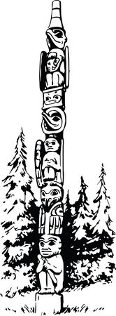 Free Clipart Of A Totem Pole