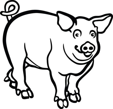 Free Clipart Of A pig