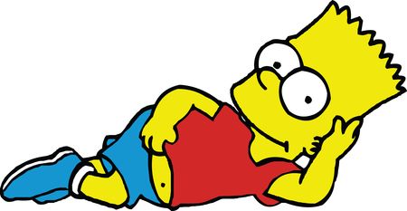 Free Clipart Of bart simpson