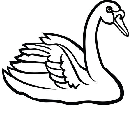 Free Clipart Of A swan