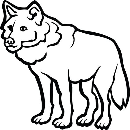 Free Clipart Of A wolf
