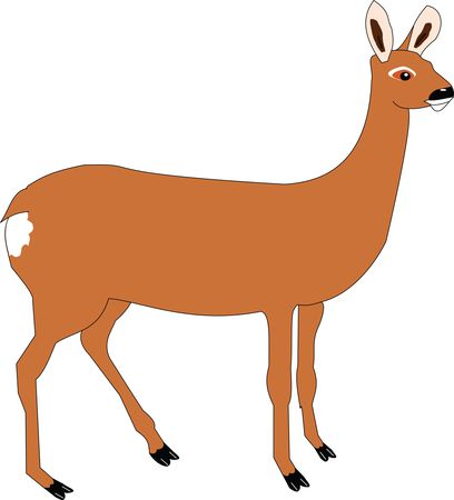 Free Clipart Of A doe deer