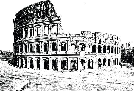 Free Clipart Of A colosseum