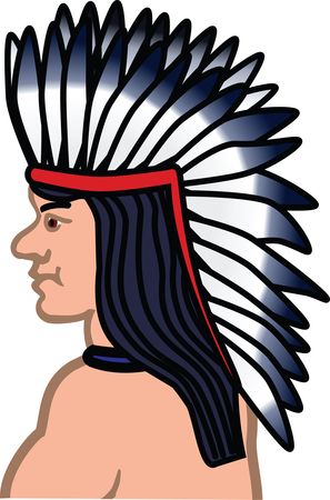Free Clipart Of A native american indian