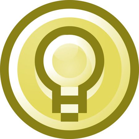Free Vector Illustration Of A Light Bulb Icon