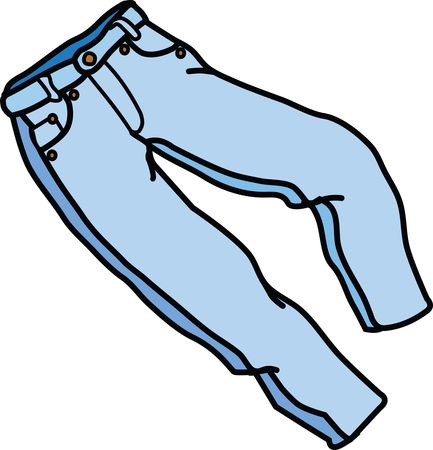 Free Clipart Of A pair of jeans