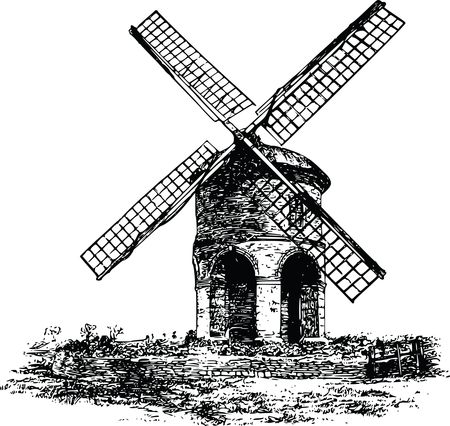 Free Clipart Of A windmill