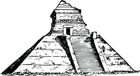 Free Clipart Of A mexican pyramid