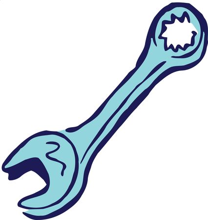 Free Clipart Of A spanner